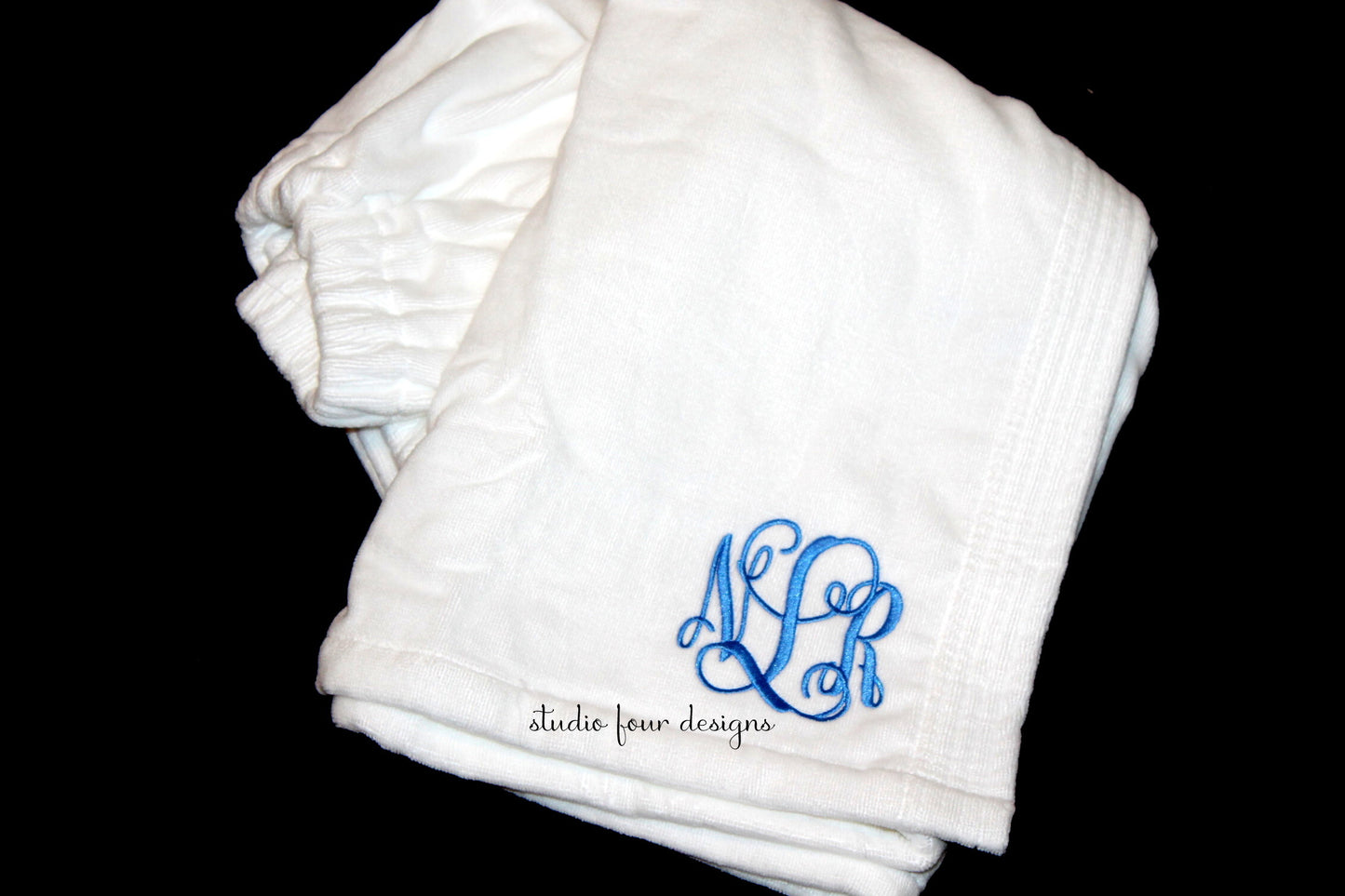 Embroidered Premium Terry Velour Towel Wrap