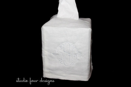 Personalized Tissue Box Cover | FABRIC