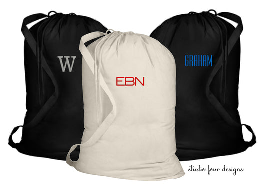 Monogrammed Laundry Bag