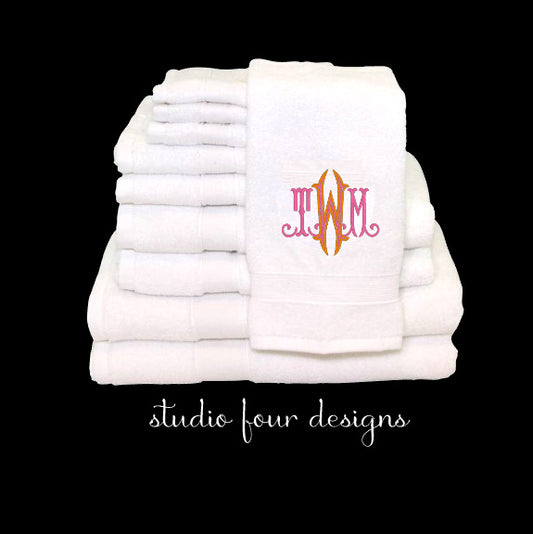 Monogrammed Hand Towel