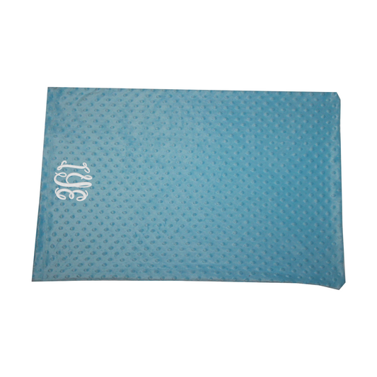 Monogrammed Minky Pillowcase
