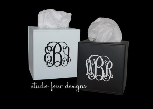 Personalized Tissue Box Cover | METAL