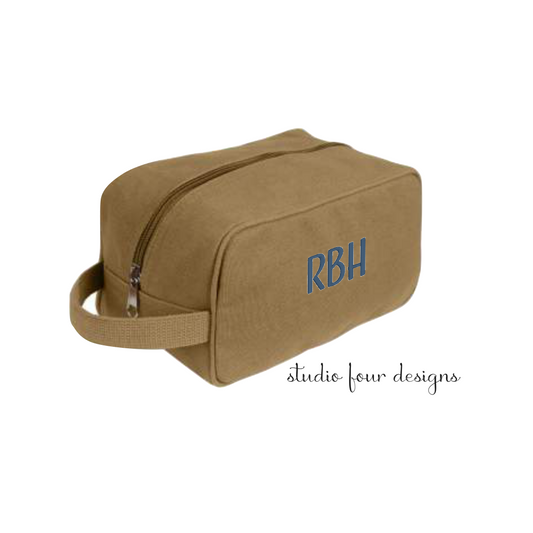 Monogrammed Dopp Kit
